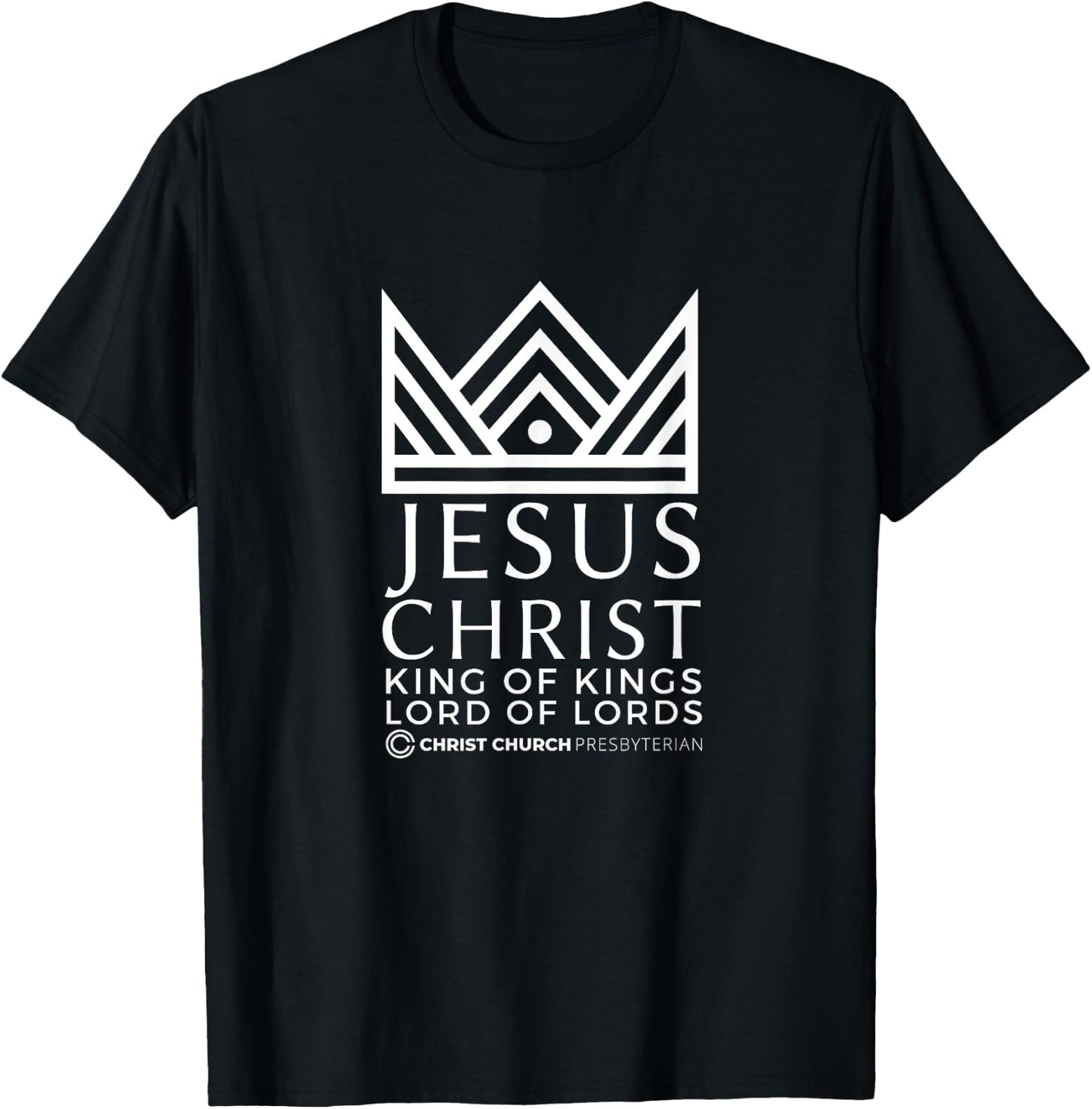 Christ Church Presbyterian Knoxville TN | King Front T-Shirt - T-Shirt | Black