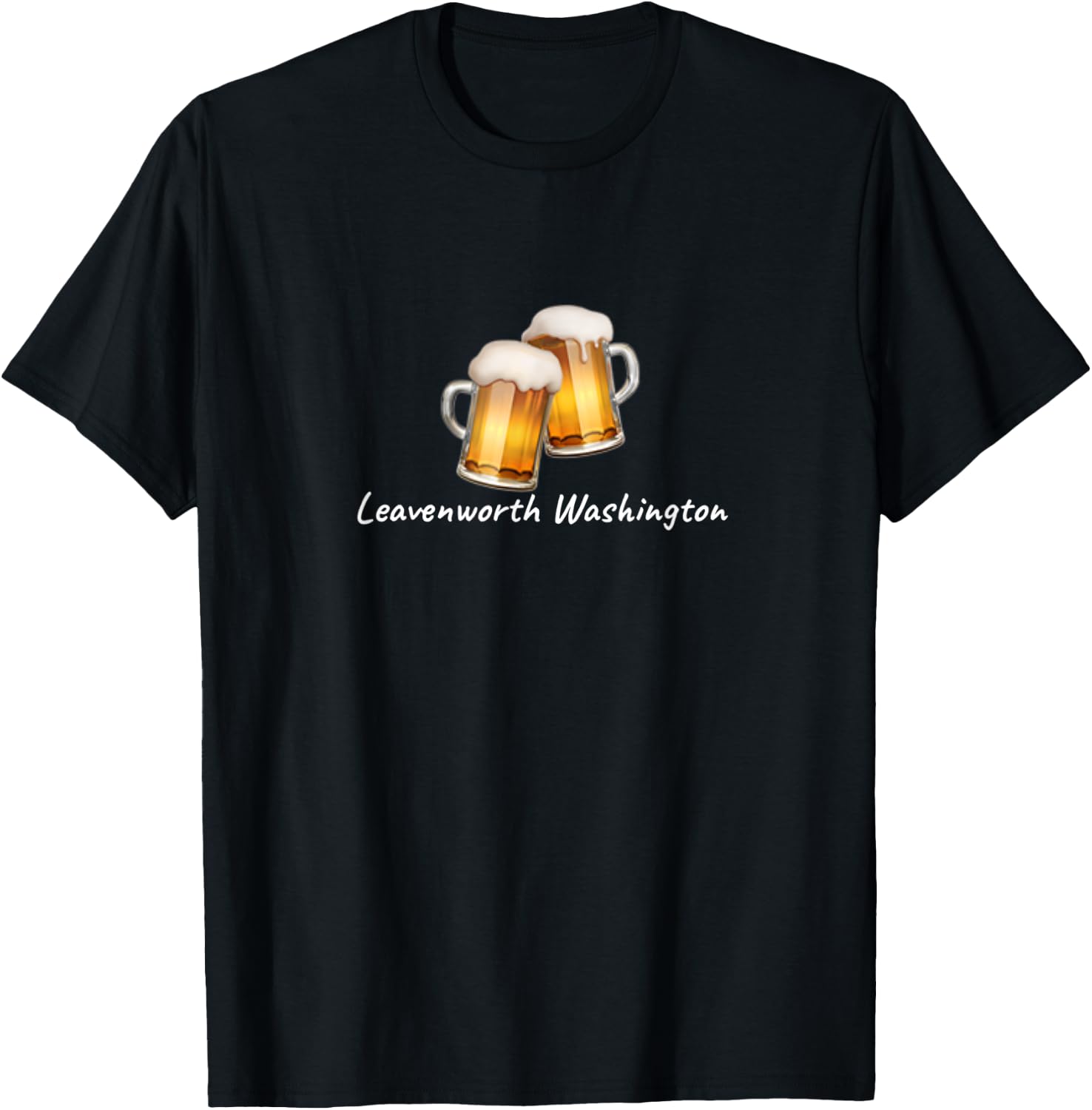 Leavenworth Washington | Beer T-Shirt - T-Shirt | Black