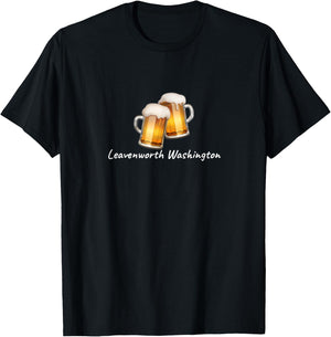 Leavenworth Washington | Beer T-Shirt - T-Shirt | Black