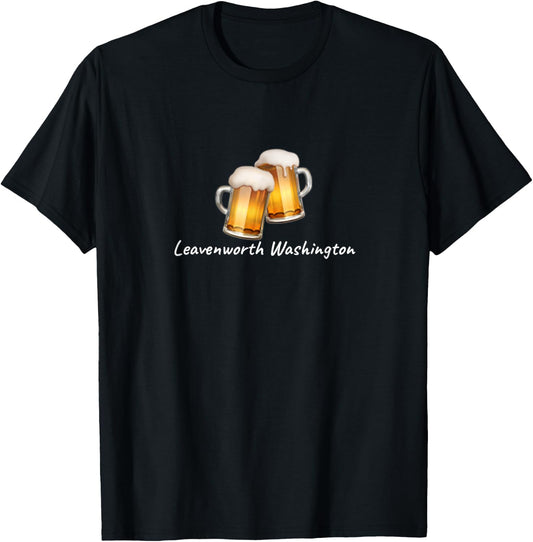 Leavenworth Washington | Beer T-Shirt - T-Shirt | Black