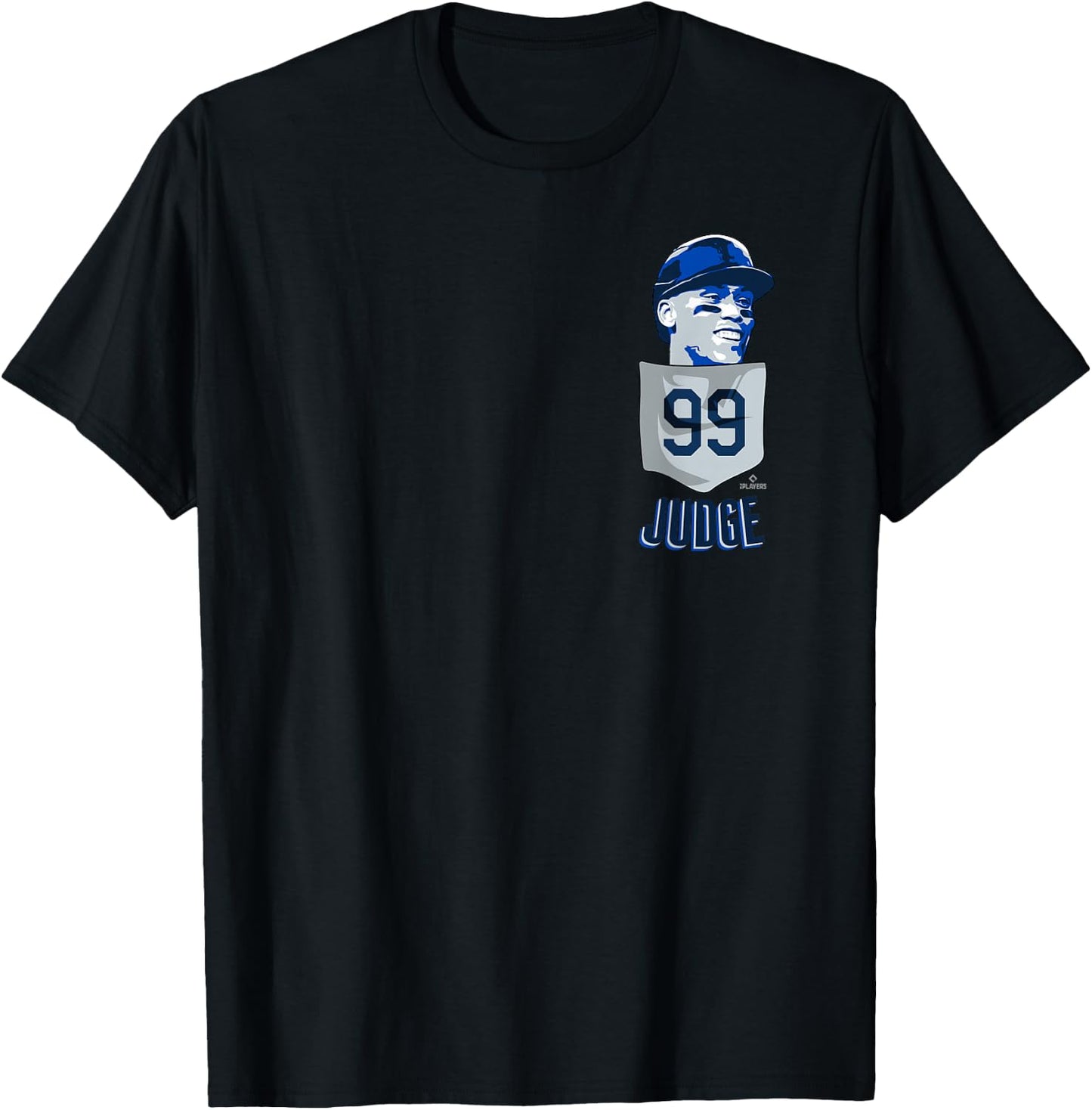 Aaron Judge New York Baseball Pocket MLBPA T-Shirt - T-Shirt | Black