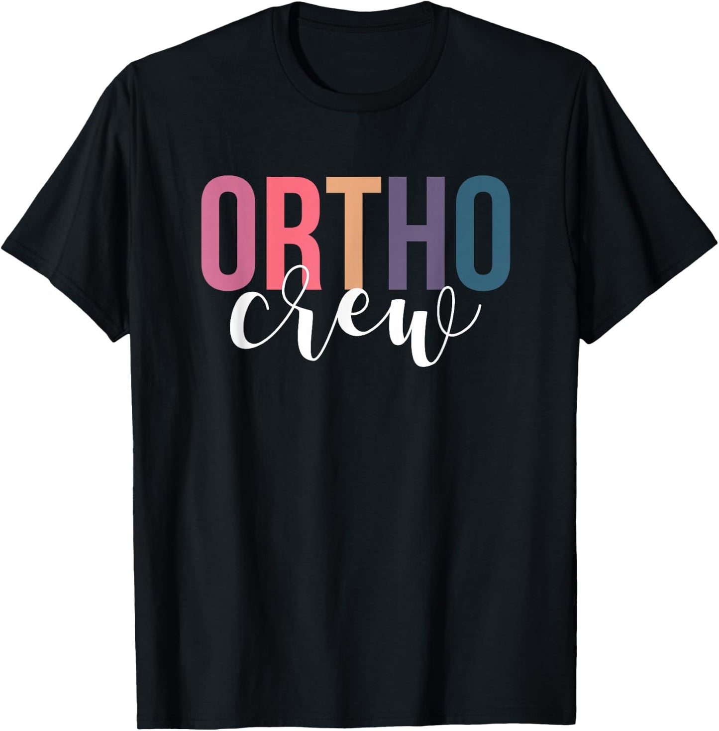 The Ortho Crew Orthopedic Surgeon Orthopedist T-Shirt - T-Shirt | Black