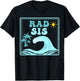 Rad Sis The Big One 1st Birthday Surf Family Matching T-Shirt - T-Shirt | Black