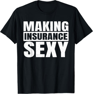 Funny Insurance Agent Art Women Insurance Advisor T-Shirt - T-Shirt | Black