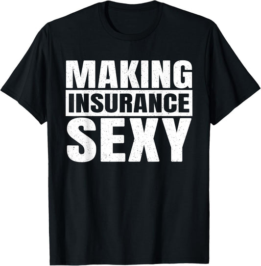 Funny Insurance Agent Art Women Insurance Advisor T-Shirt - T-Shirt | Black