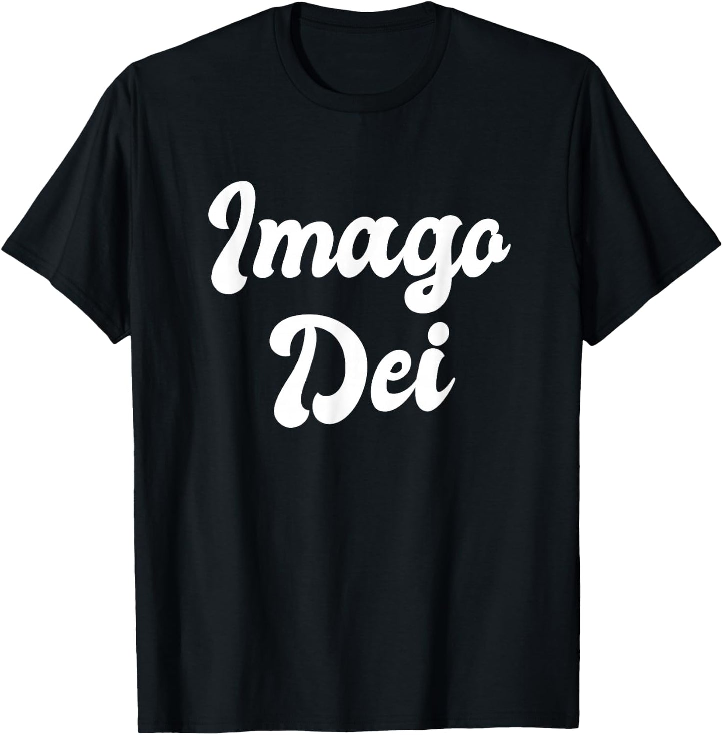 Imago Dei Image Of God Creation Scripture Genesis Theology T-Shirt - T-Shirt | Black