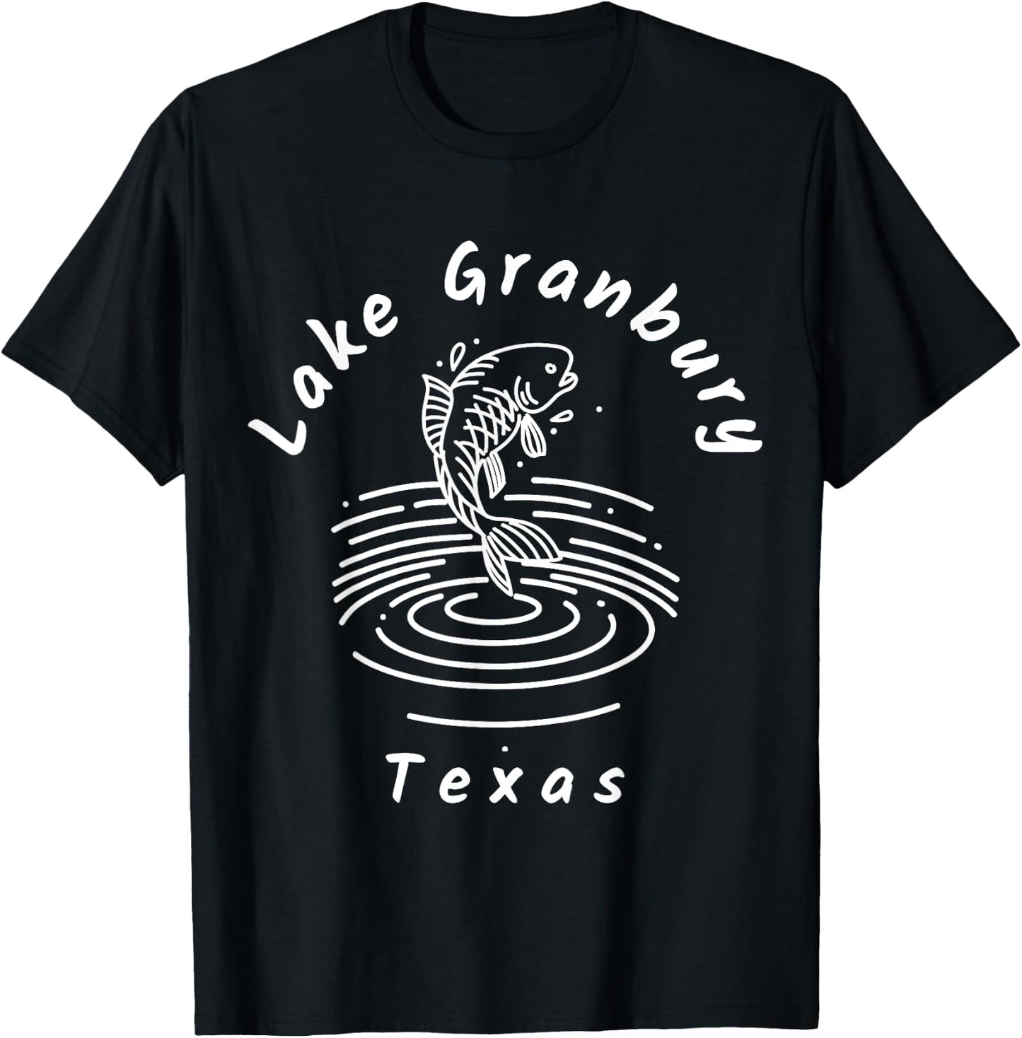 Lake Granbury Texas Souvenir T-Shirt - T-Shirt | Black