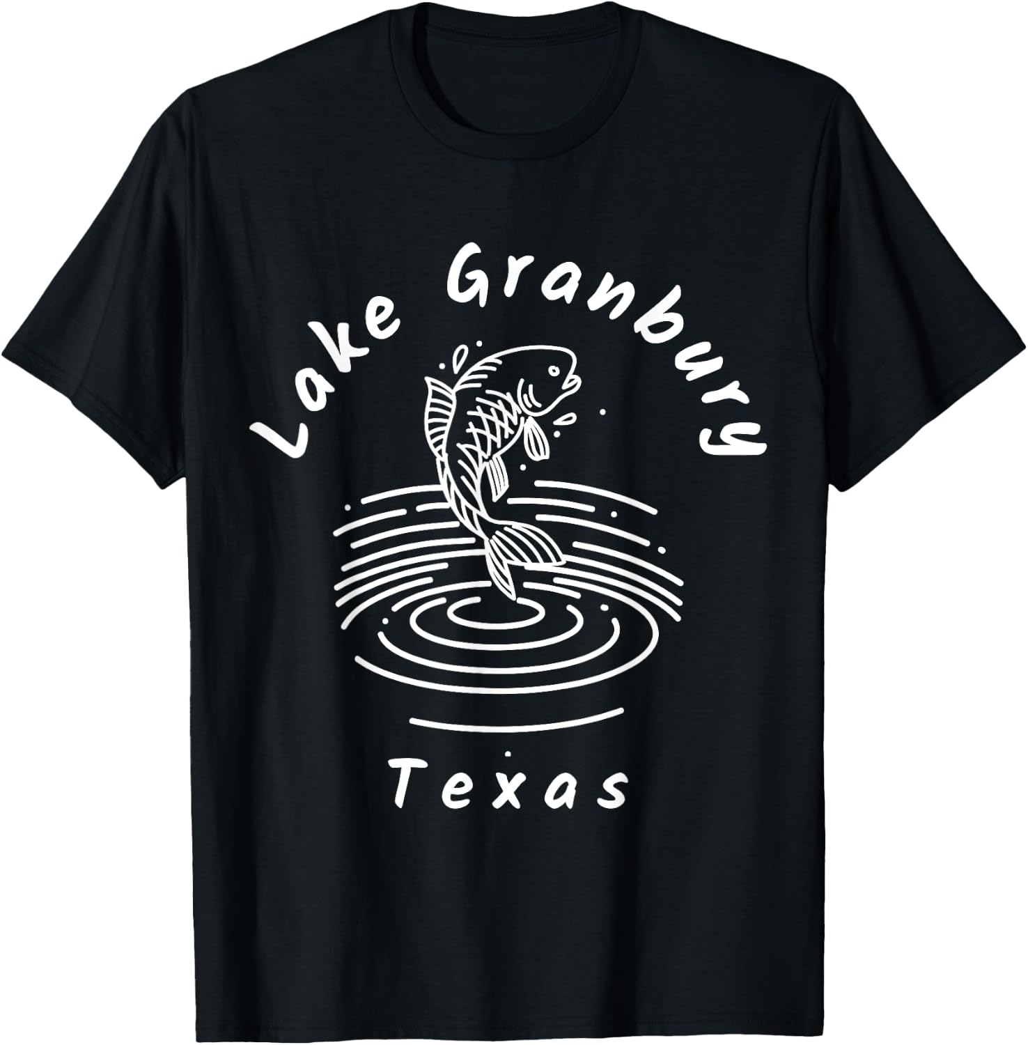 Lake Granbury Texas Souvenir T-Shirt - T-Shirt | Black