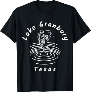 Lake Granbury Texas Souvenir T-Shirt - T-Shirt | Black