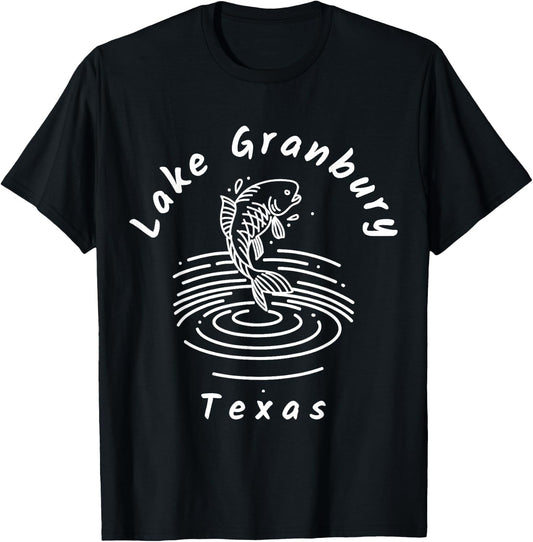 Lake Granbury Texas Souvenir T-Shirt - T-Shirt | Black