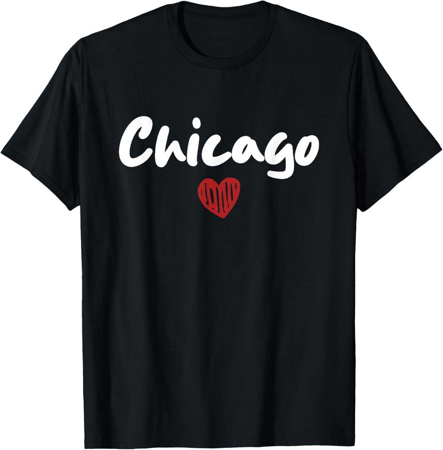 CHICAGO - I Love Chicago - Throwback Design - Classic T-Shirt - T-Shirt | Black