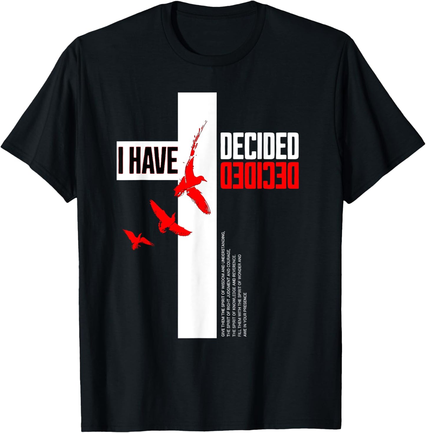 Baptized 2025 I Have Decided Baptism T-Shirt - T-Shirt | Black