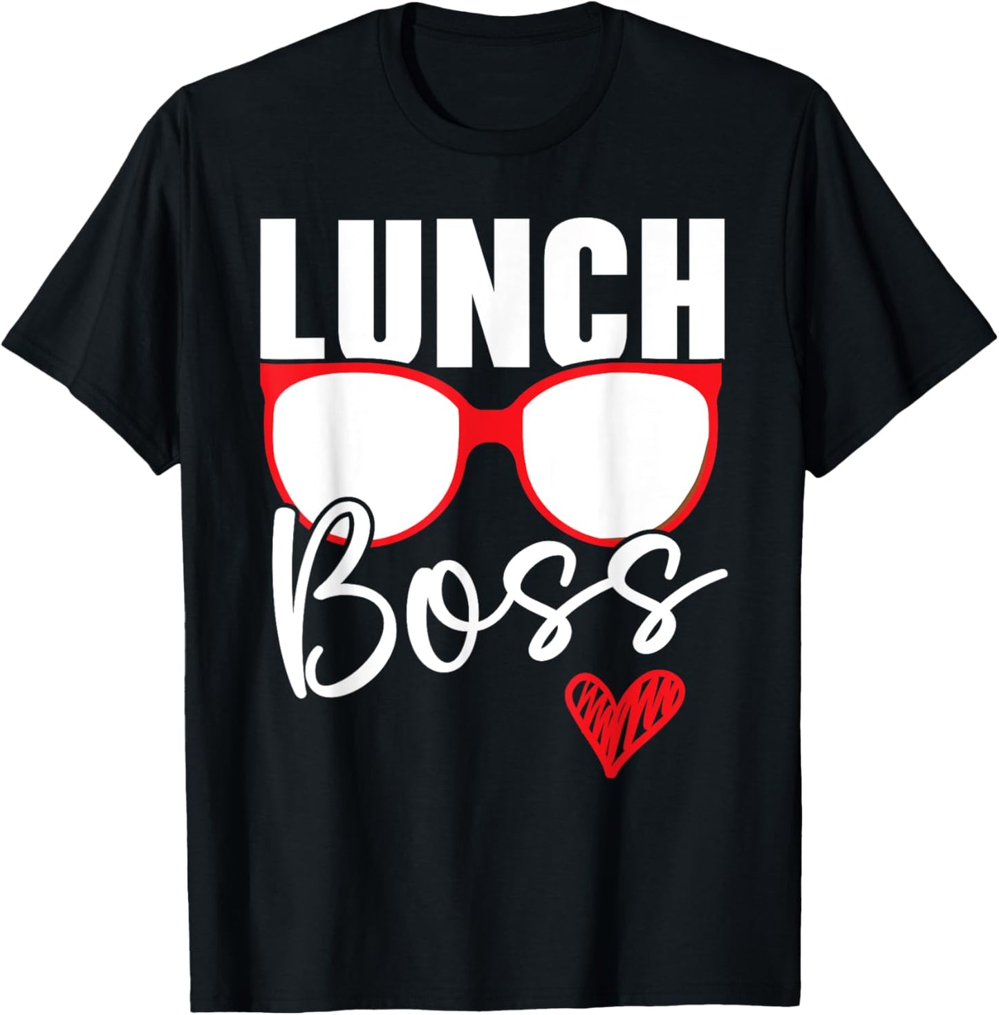 Lunch Boss Cafeteria Job Profession Lady Cook Lunch Lady T-Shirt - T-Shirt | Black