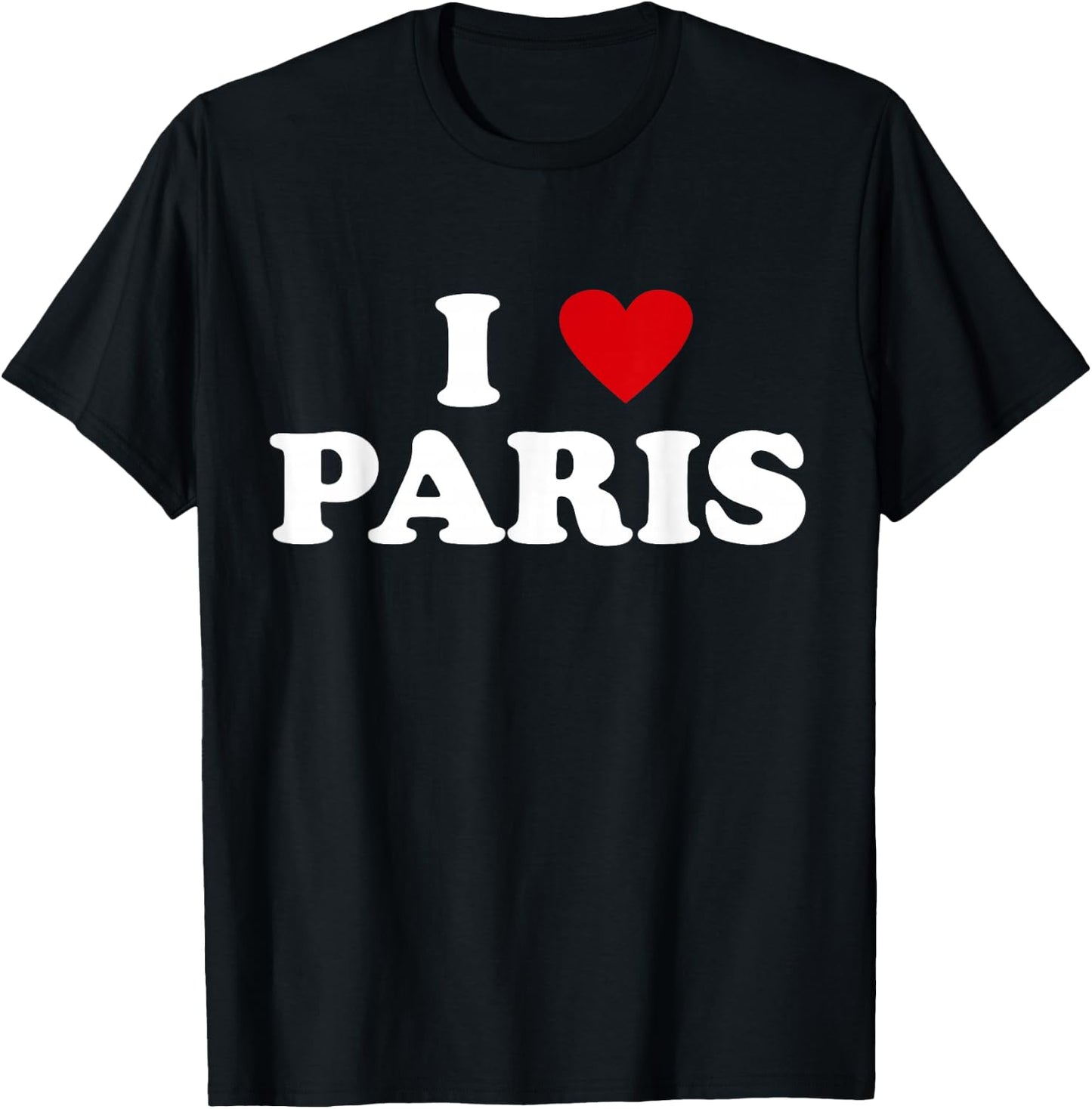 I Heart France City - I Love Paris T-Shirt - T-Shirt | Black