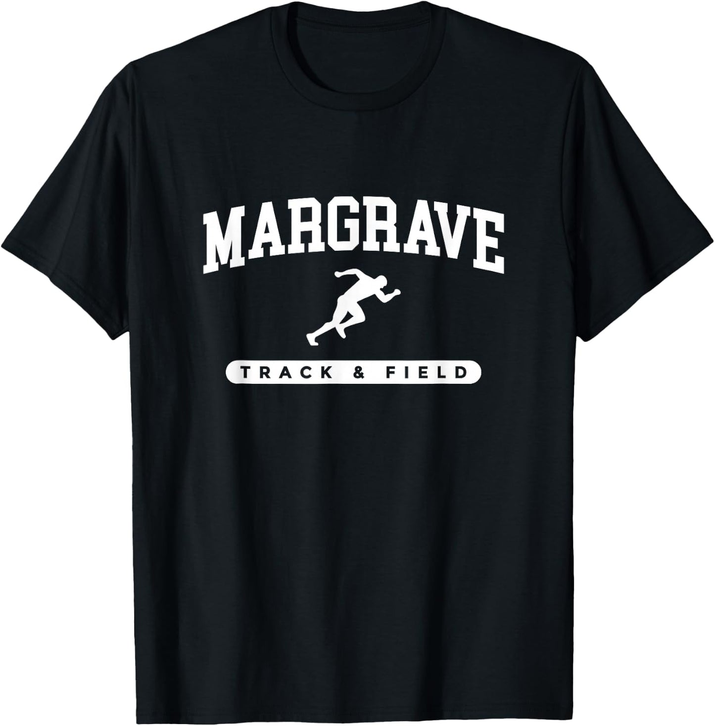 Margrave Track and Field Sports Running Half Marathon Runner T-Shirt - T-Shirt | Black