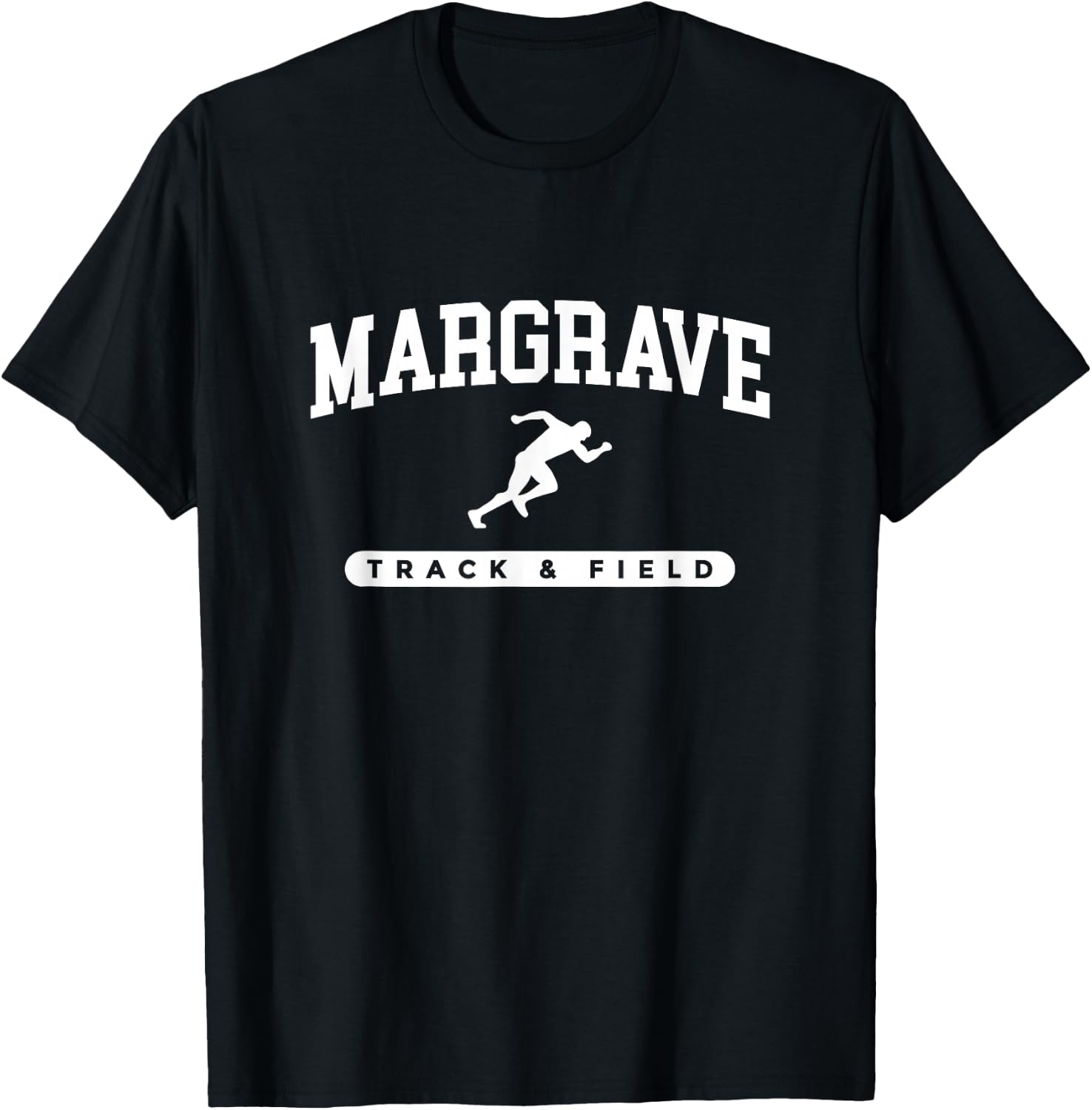 Margrave Track and Field Sports Running Half Marathon Runner T-Shirt - T-Shirt | Black