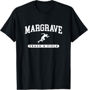 Margrave Track and Field Sports Running Half Marathon Runner T-Shirt - T-Shirt | Black