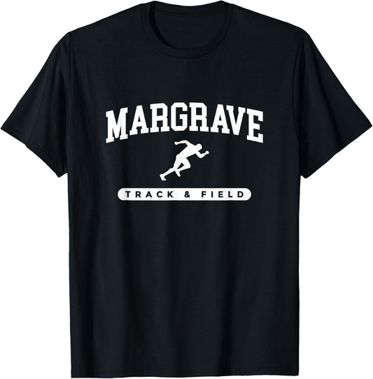 Margrave Track and Field Sports Running Half Marathon Runner T-Shirt - T-Shirt | Black