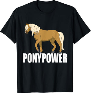 Haflinger Shirt for Riding Pony Gift Girls T-Shirt - T-Shirt | Black