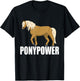Haflinger Shirt for Riding Pony Gift Girls T-Shirt - T-Shirt | Black