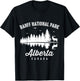 National Park Banff Canada Alberta Souvenir Hiking T-Shirt - T-Shirt | Black