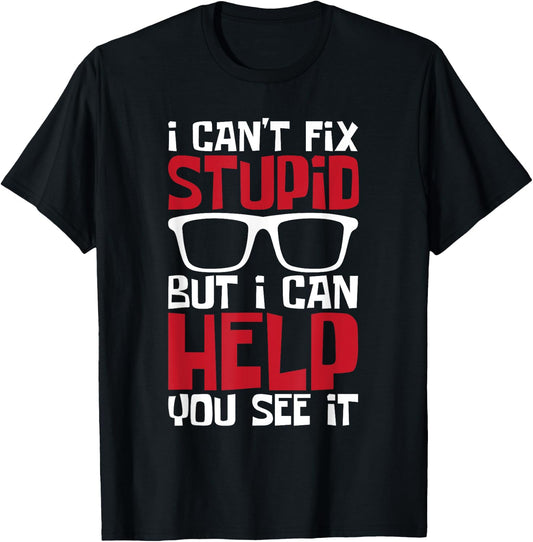 I Can Help You See It - Optometrist Optometry Eye Doctor T-Shirt - T-Shirt | Black