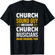 Audio Technician Church Sound Engineer Gift T-Shirt - T-Shirt | Black