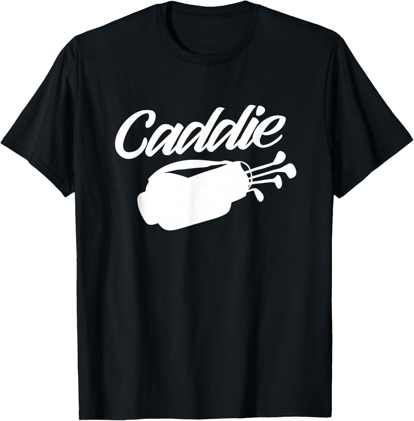 Caddie Golf Golfing Golfer Job T-Shirt - T-Shirt | Black