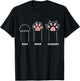 Rock Paper Scissors Cat Paws Cat Lover Funny Cat T-Shirt - T-Shirt | Black