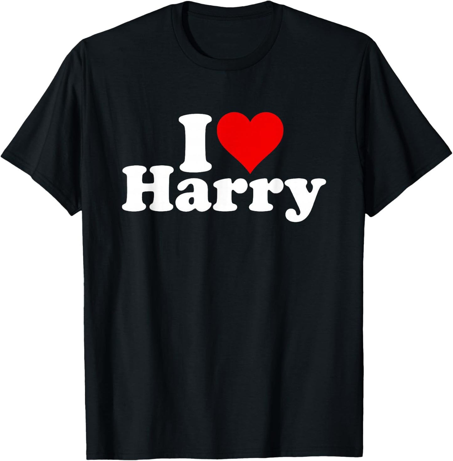 I Love Heart Harry T-Shirt - T-Shirt | Black