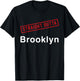 Straight Outta Brooklyn NY New York Hometown Neighborhood T-Shirt - T-Shirt | Black