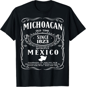 Michoacan Mexico Souvenir Michoacano Morelia Michoacanas T-Shirt - T-Shirt | Black