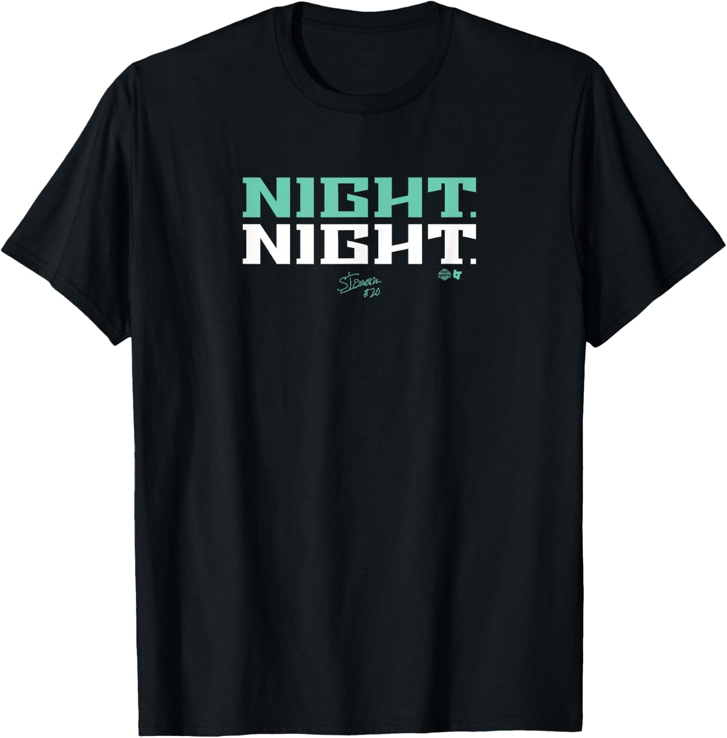 Sabrina Ionescu: Night Night - New York Basketball T-Shirt - T-Shirt | Black