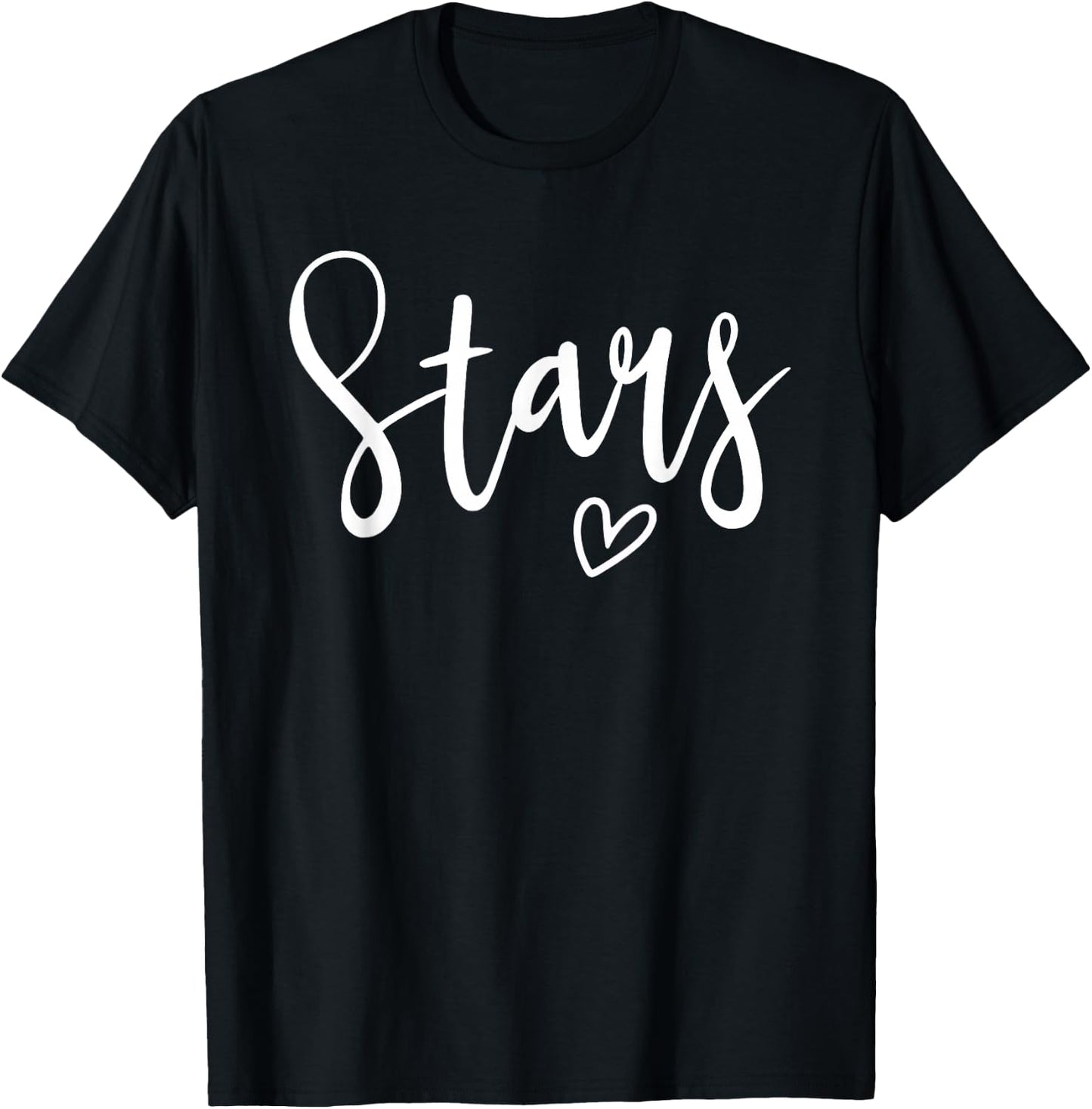 Stars High School Stars Sports Team Women's Stars T-Shirt - T-Shirt | Black