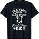 Be A Rescue Pittie Dad Pitbull Rescue Pitbull Adoption T-Shirt - T-Shirt | Black