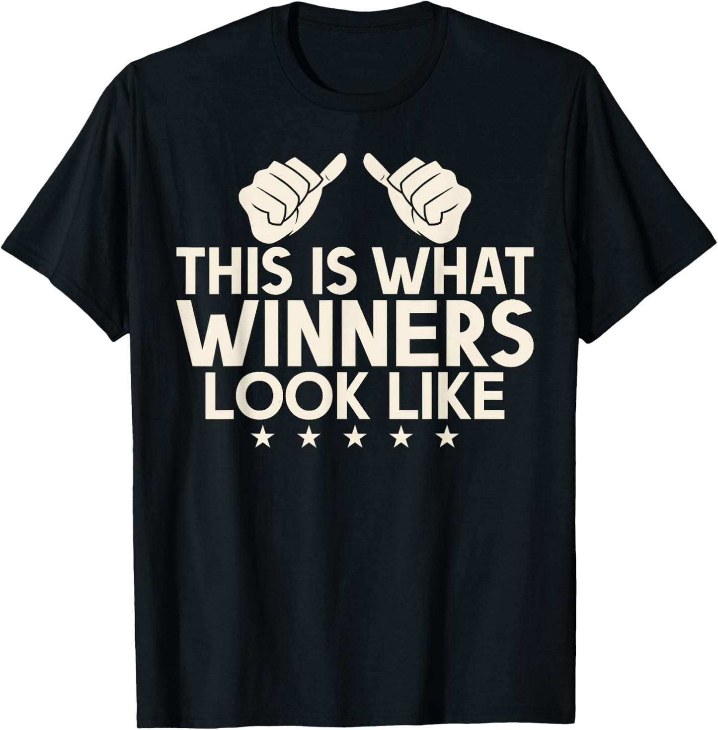 This is what winners look like winning Game Match T-Shirt - T-Shirt | Black
