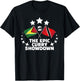 Guyana vs Trinidad - The Epic Curry Showdown Funny Cricket T-Shirt - T-Shirt | Black
