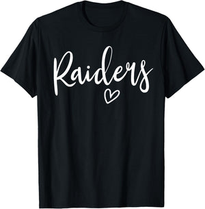 Raiders High School Raiders Sports Team Women's Raiders T-Shirt - T-Shirt | Black