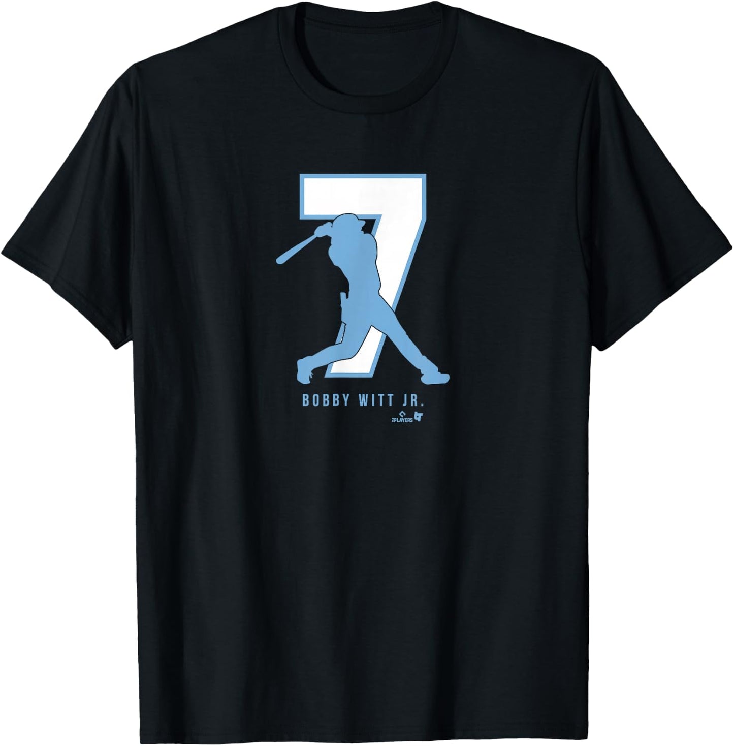 Bobby Witt Jr. 7 - Kansas City Baseball T-Shirt - T-Shirt | Black