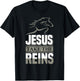 Jesus Take The Reins Christian Faith T-Shirt - T-Shirt | Black