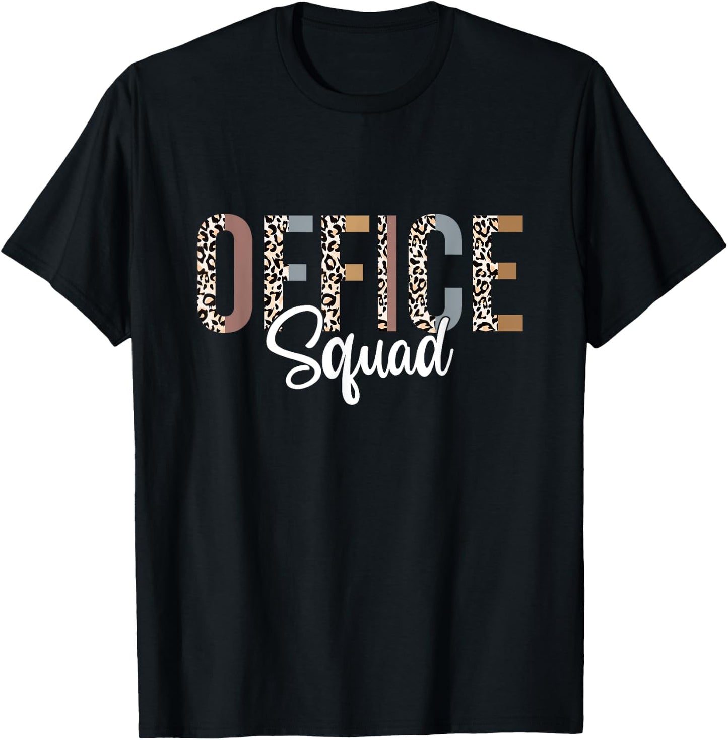 Office Squad Administrative Gifts Assistant School Secretary T-Shirt - T-Shirt | Black