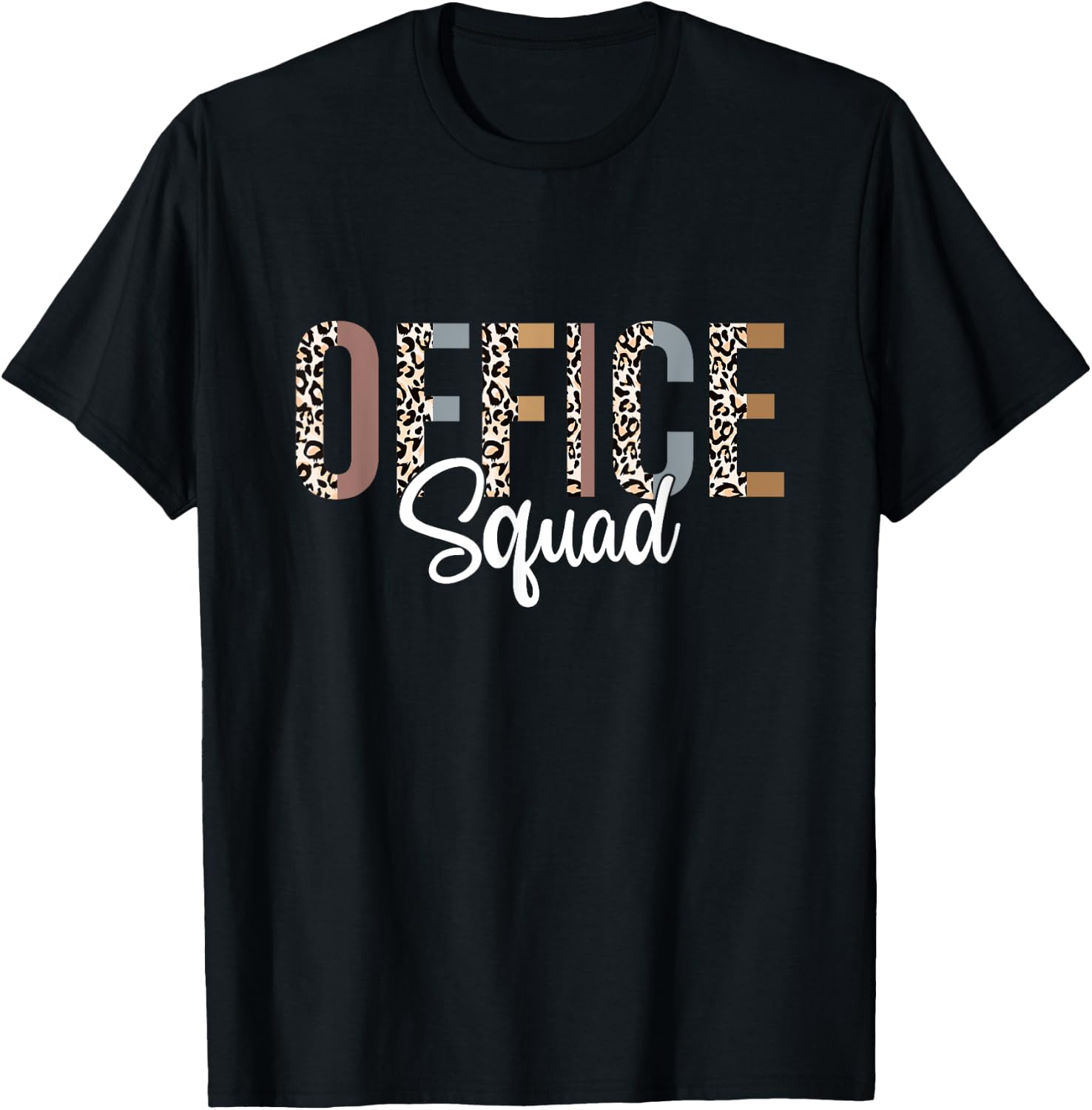 Office Squad Administrative Gifts Assistant School Secretary T-Shirt - T-Shirt | Black