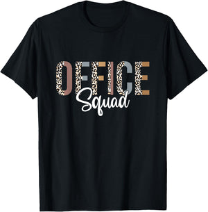 Office Squad Administrative Gifts Assistant School Secretary T-Shirt - T-Shirt | Black