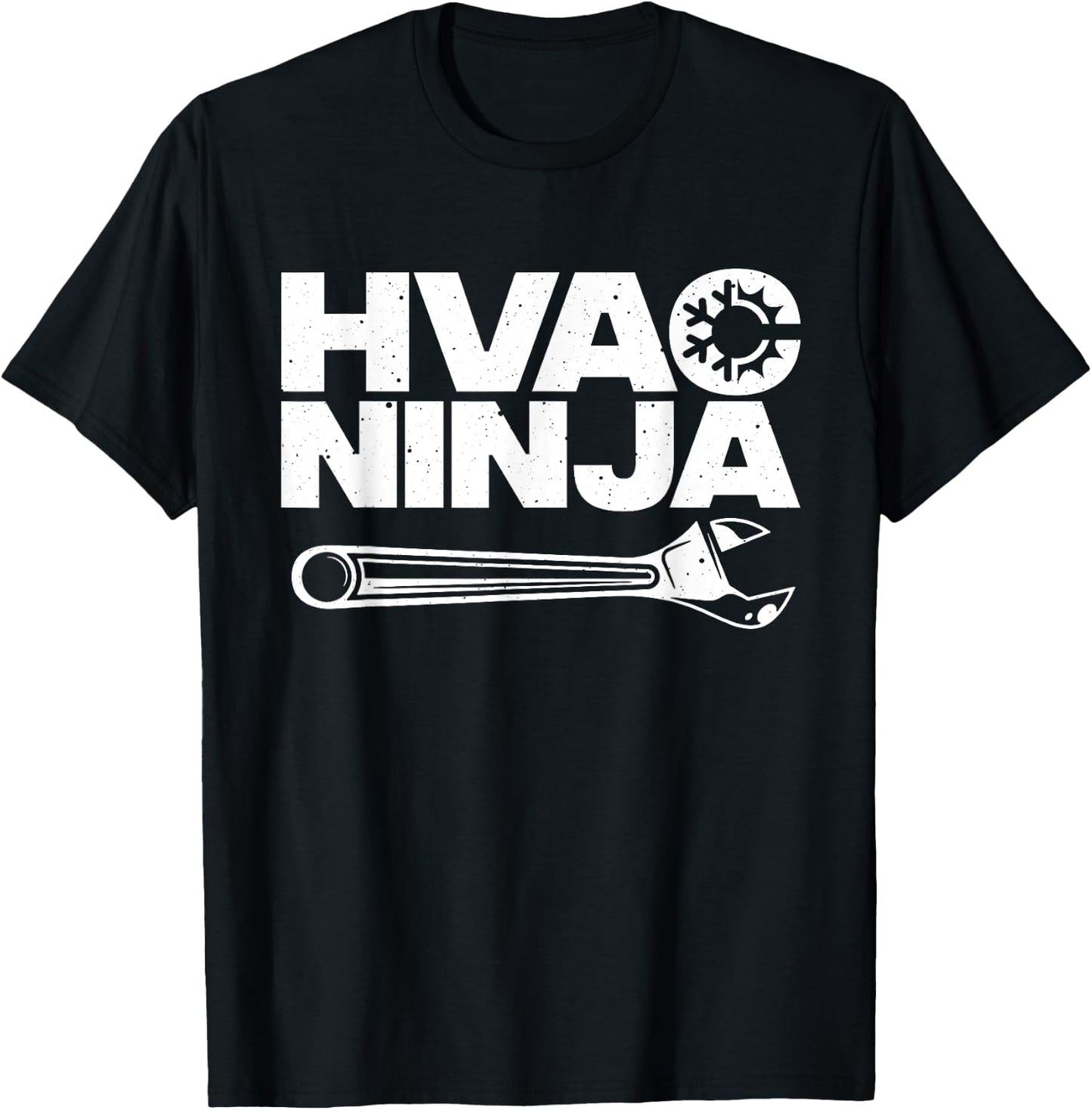 Funny HVAC Art Air Condition Lover HVAC Technician T-Shirt - T-Shirt | Black