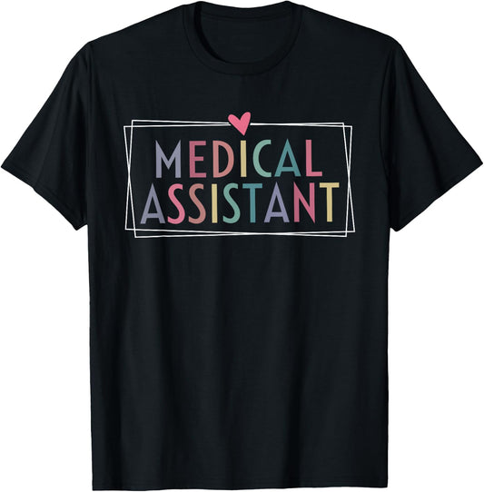 Medical Assistant MA CMA nursing Doctor Assistant Student T-Shirt - T-Shirt | Black