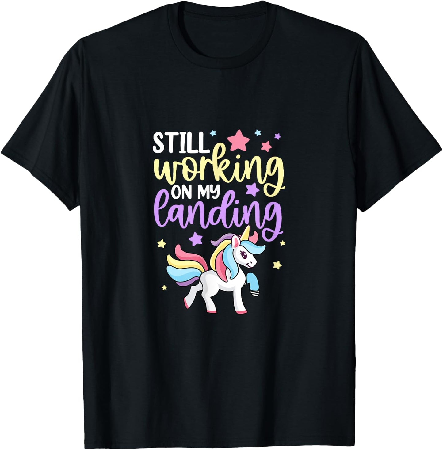 Broken Ankle Unicorn Foot Feet Bone Injury Get Well Soon T-Shirt - T-Shirt | Black