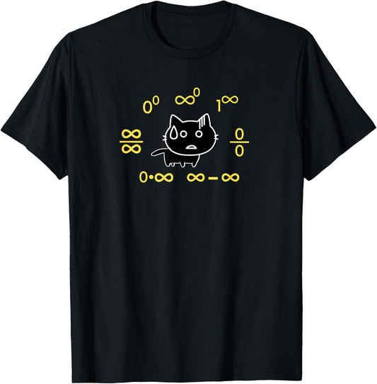 Blackpenredpen Cat & Calculus Limit Indeterminate Forms T-Shirt - T-Shirt | Black