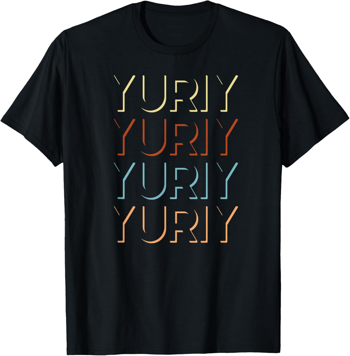 Yuriy First Name My Personalized Named T-Shirt - T-Shirt | Black