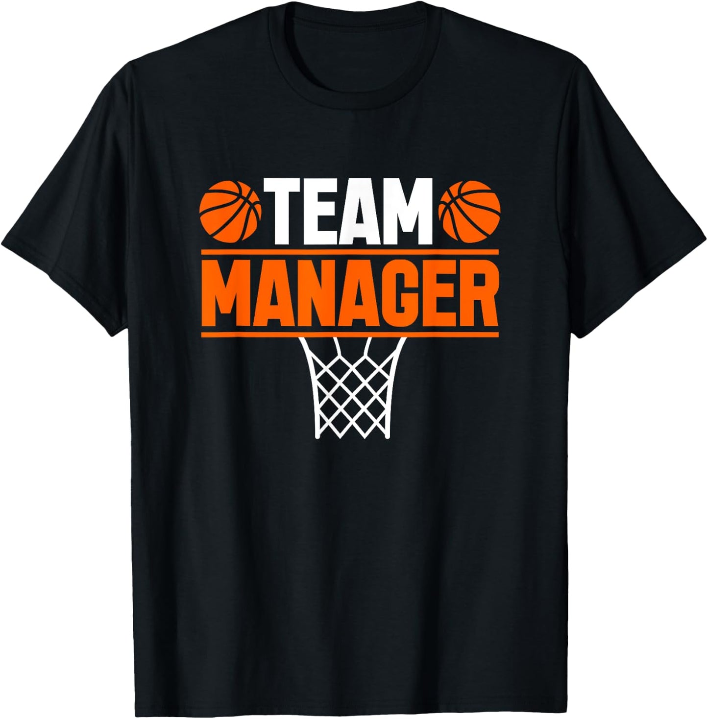 Basketball Team Manager Sports Game Lovers T-Shirt - T-Shirt | Black