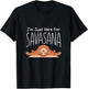 Funny Yoga Savasana Sloth Pose Namaste Quote T-Shirt - T-Shirt | Black